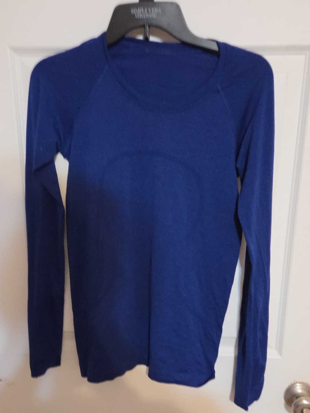 lululemon athletica Long Sleeve Crew Top - Deep Blue